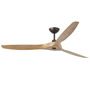 Иконка Faro barcelona 33519 Faro MOREA Light brown ceiling fan with DC motor люстра вентилятор