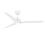 Иконка Faro barcelona 33722 NU LED White ceiling fan with DC motor люстра с вентилятором Faro barcelona