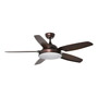 Иконка Faro barcelona 33780 LEYTE LED Brown ceiling fan with DC motor люстра с вентилятором Faro barcelona