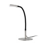 Иконка Faro barcelona 50066 SERP LED Matt nickel table lamp настольная лампа Faro barcelona