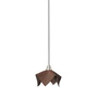 Иконка Faro barcelona 66233 FAUNA LED Brown leather pendant lamp подвесной светильник Faro barcelona
