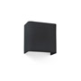 Иконка Faro barcelona 66412 COTTON Square black wall lamp настенный светильник Faro barcelona