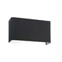 Иконка Faro barcelona 66414 COTTON Horizontal Square black wall lamp 2L настенный светильник Faro barcelona