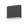 Иконка Faro barcelona 70645 Faro ADAY-1 бра тёмно-серое LED 6W 3000K уличный настенный светильник