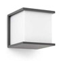 Иконка Faro barcelona 70689 Faro KUBICK бра 1хE27 60W тёмно-серый уличный настенный светильник