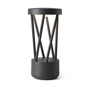 Иконка Faro barcelona 71286 TWIST LED Dark grey post lamp светильник для дорожек Faro barcelona
